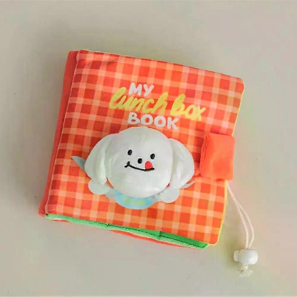 Dog Squeaky Toy Durable Plush Design for Interactive Play Small to Medium Dogs Orange