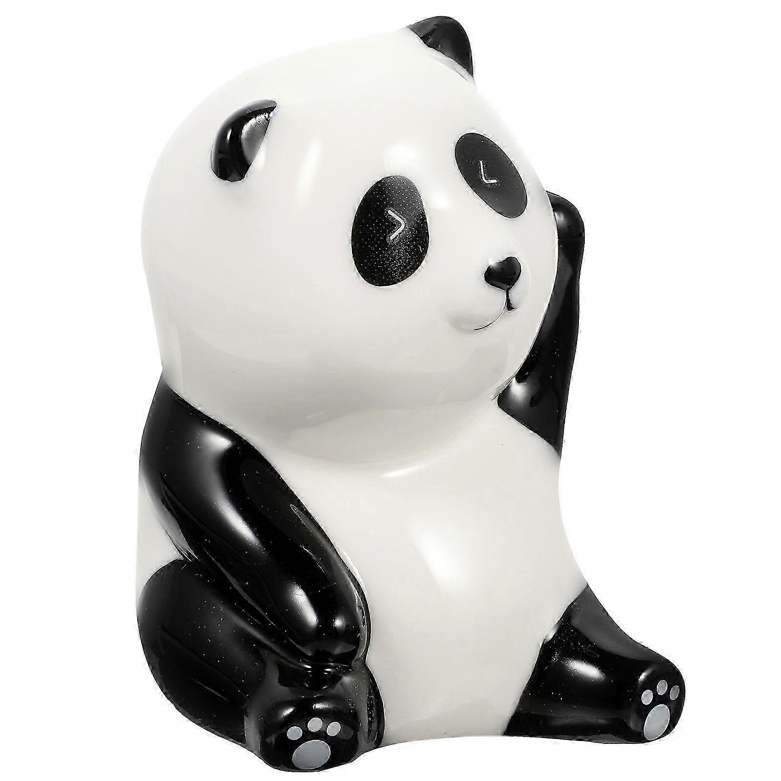 Ceramic Incense Burner for Decoration 4Pcs Panda Statue Stick Holder