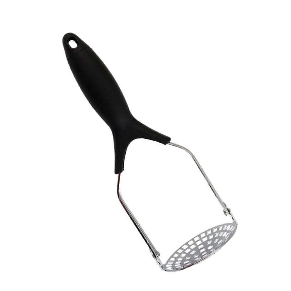 Stainless Steel Potato Masher with NonSlip Ergonomic Handle for MultiVegetable Use