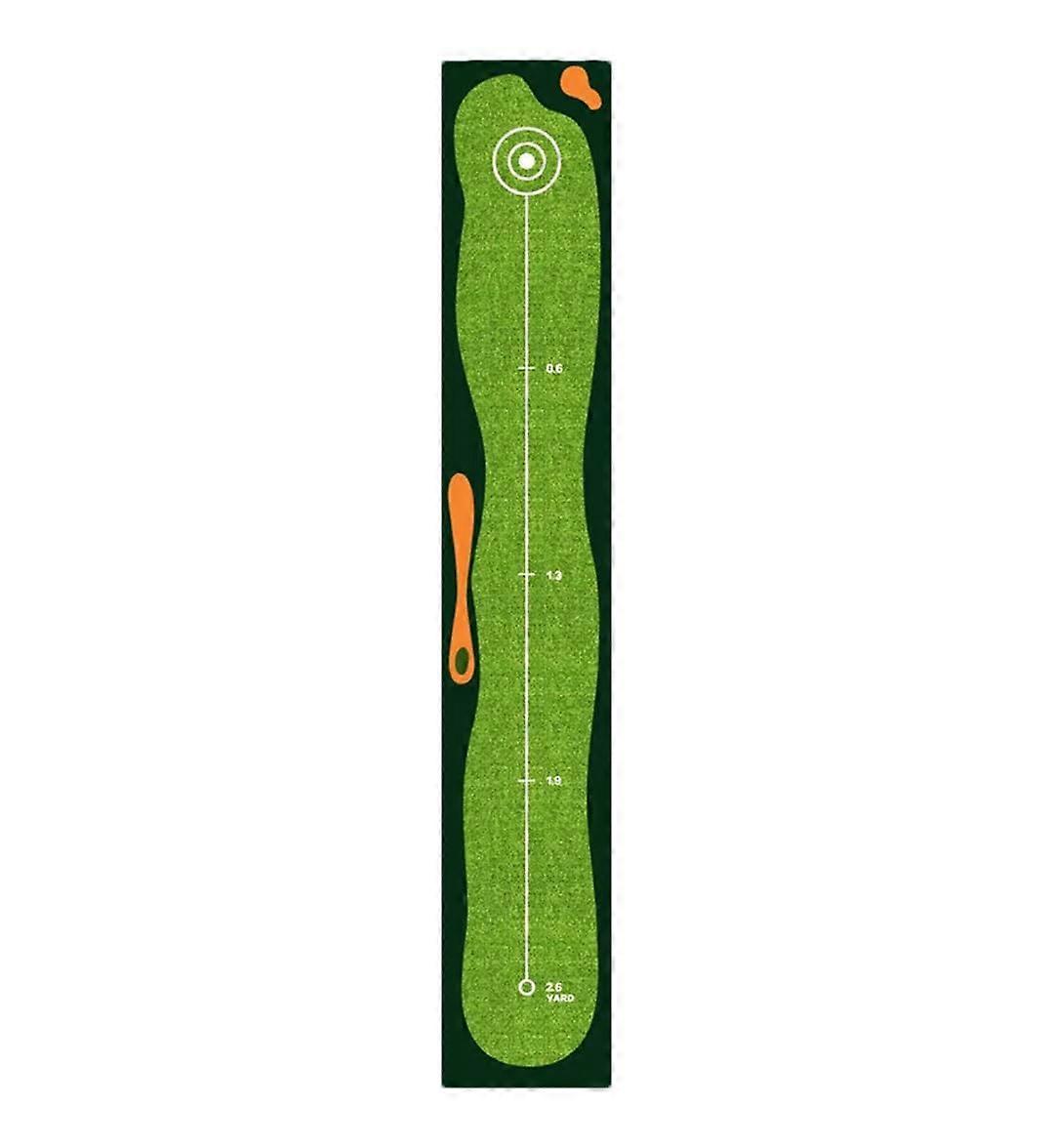 Golf Putting Mat with Smooth Surface, Thick Cushioned Design for Indoor Home and Office Practice