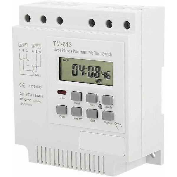Timer Switch, 17 Groups Programming Power-off Memory, TM-613, Water Heater Fan Time Controller