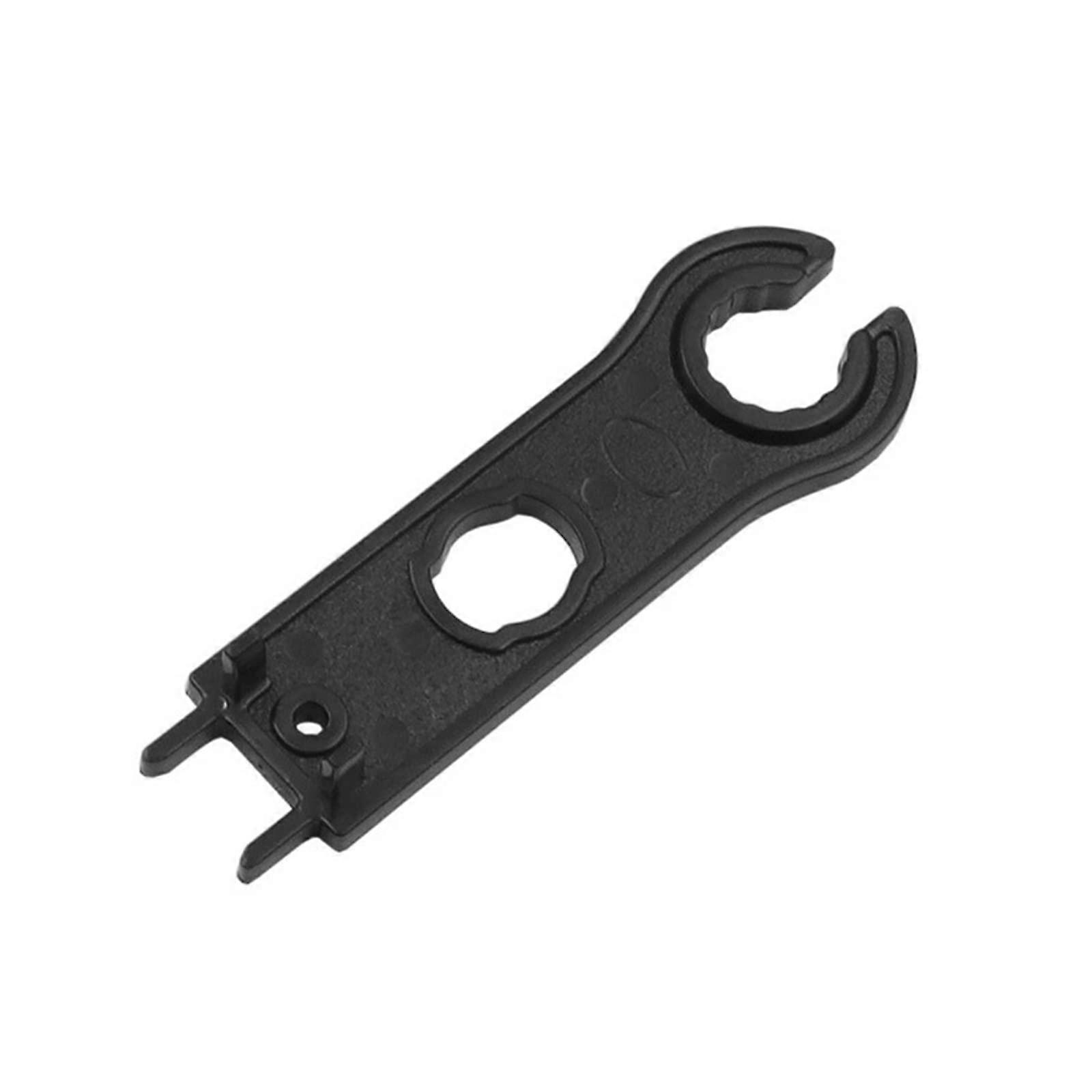 Solar Panel Connector Tool MC4 Wrench with Double Quick Screwdown, Compact 118mm Easy Grip Black