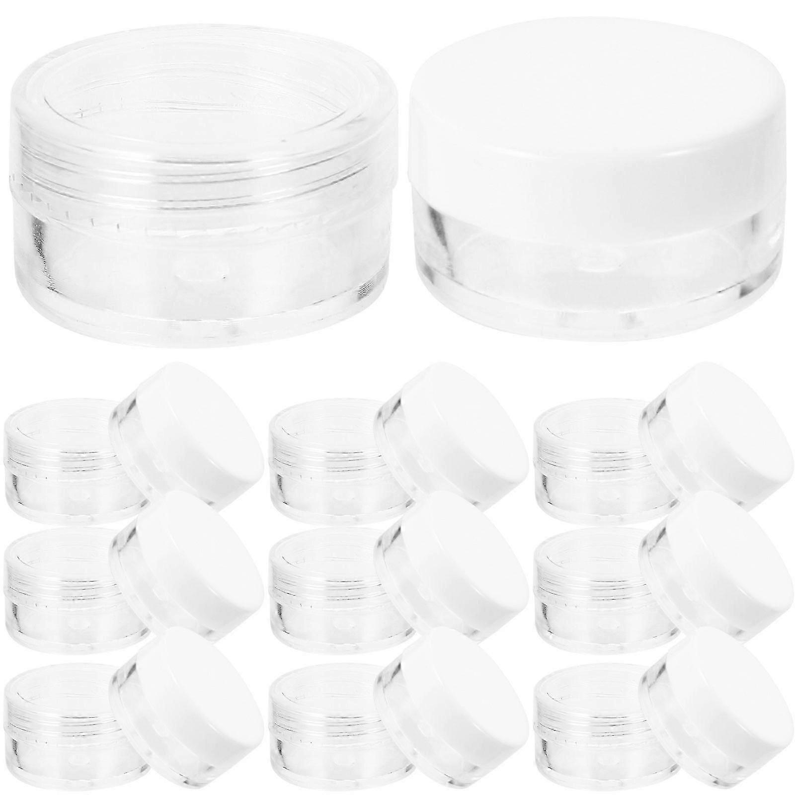 50 small round face cream jars (empty travel size)