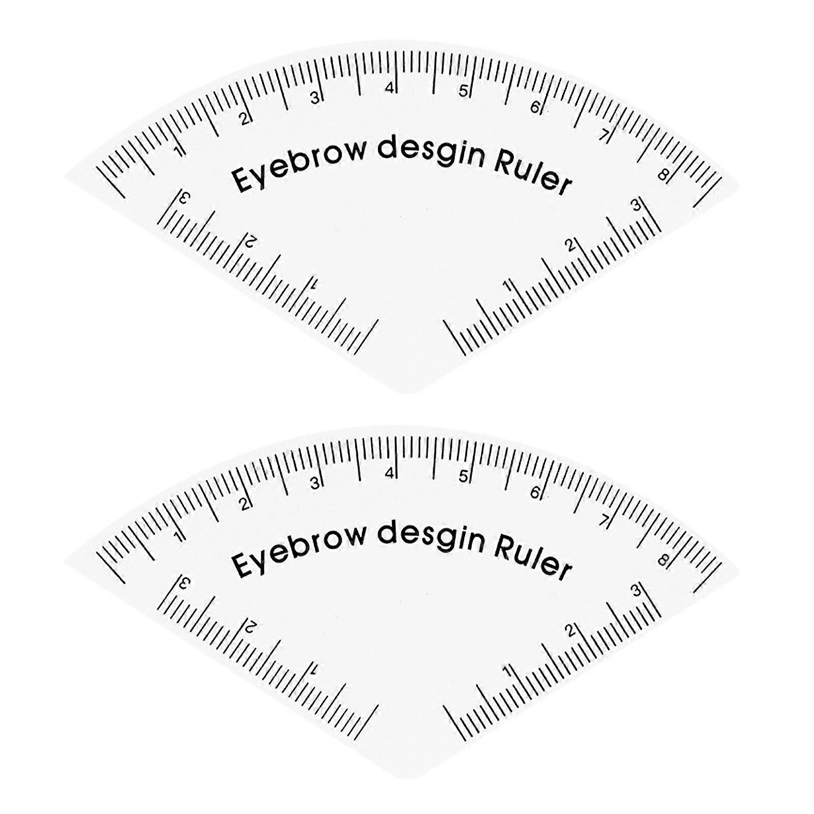 1/2/3/4/5Pcs Fast Drawing Eyebrow Design Ruler Microblading Mapping Shaping Template Tool Permanent