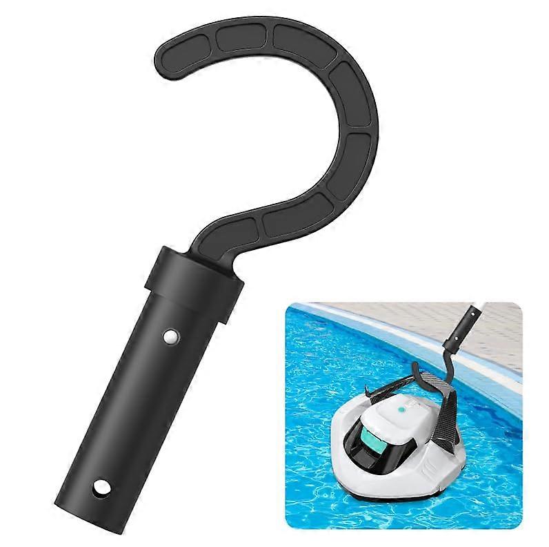 Pool Robot Hook for Telescopic Pole, Durable ABS Cleaner Retrieval Tool for Above Ground and Inground Pools