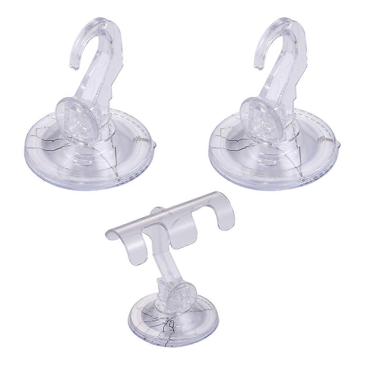 Hooks for Bathroom Plastic Suction Cup for Wall Hanging 9Pcs Pack