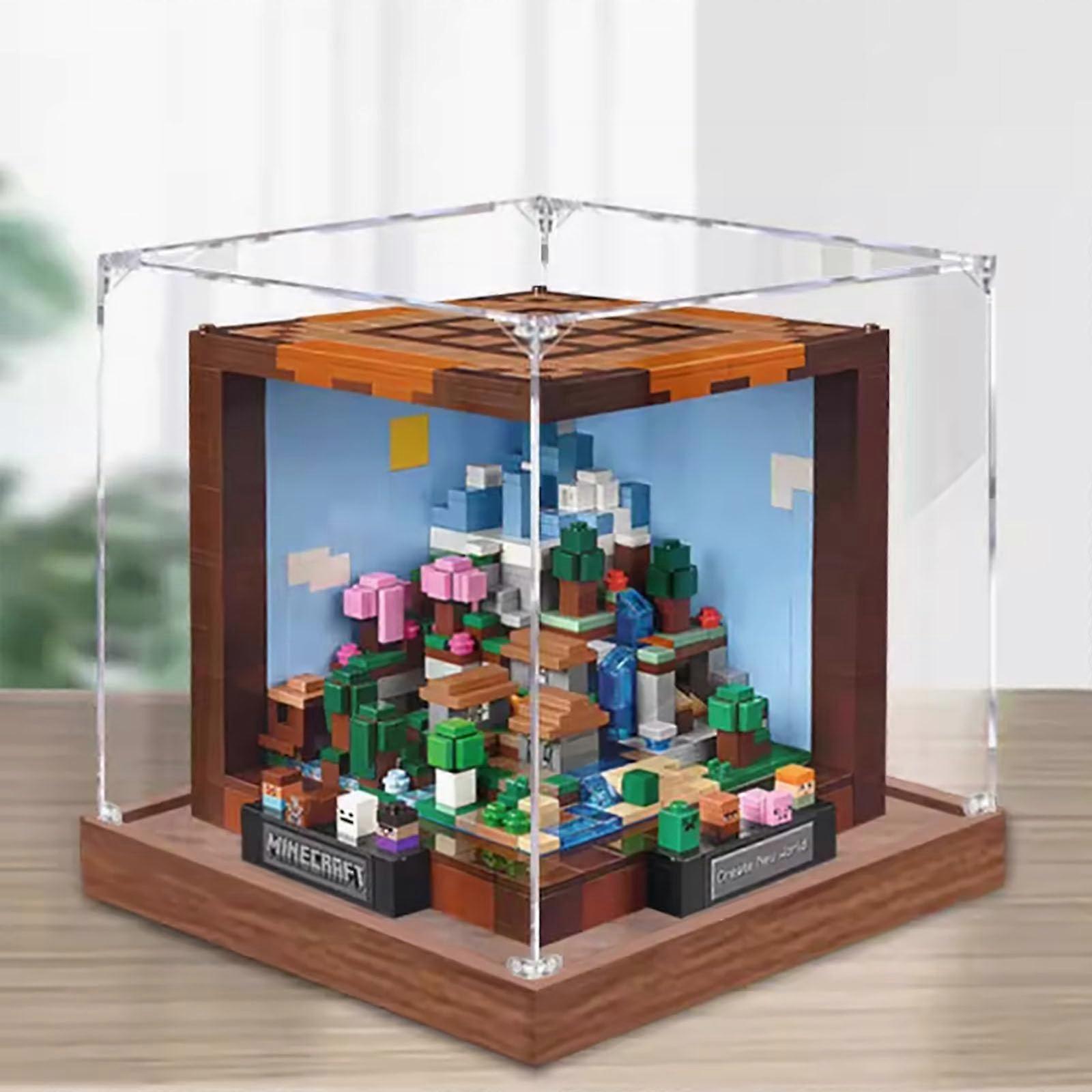 Acrylic Display Case for  21265, Dustproof Clear Protective Box with Full View Design