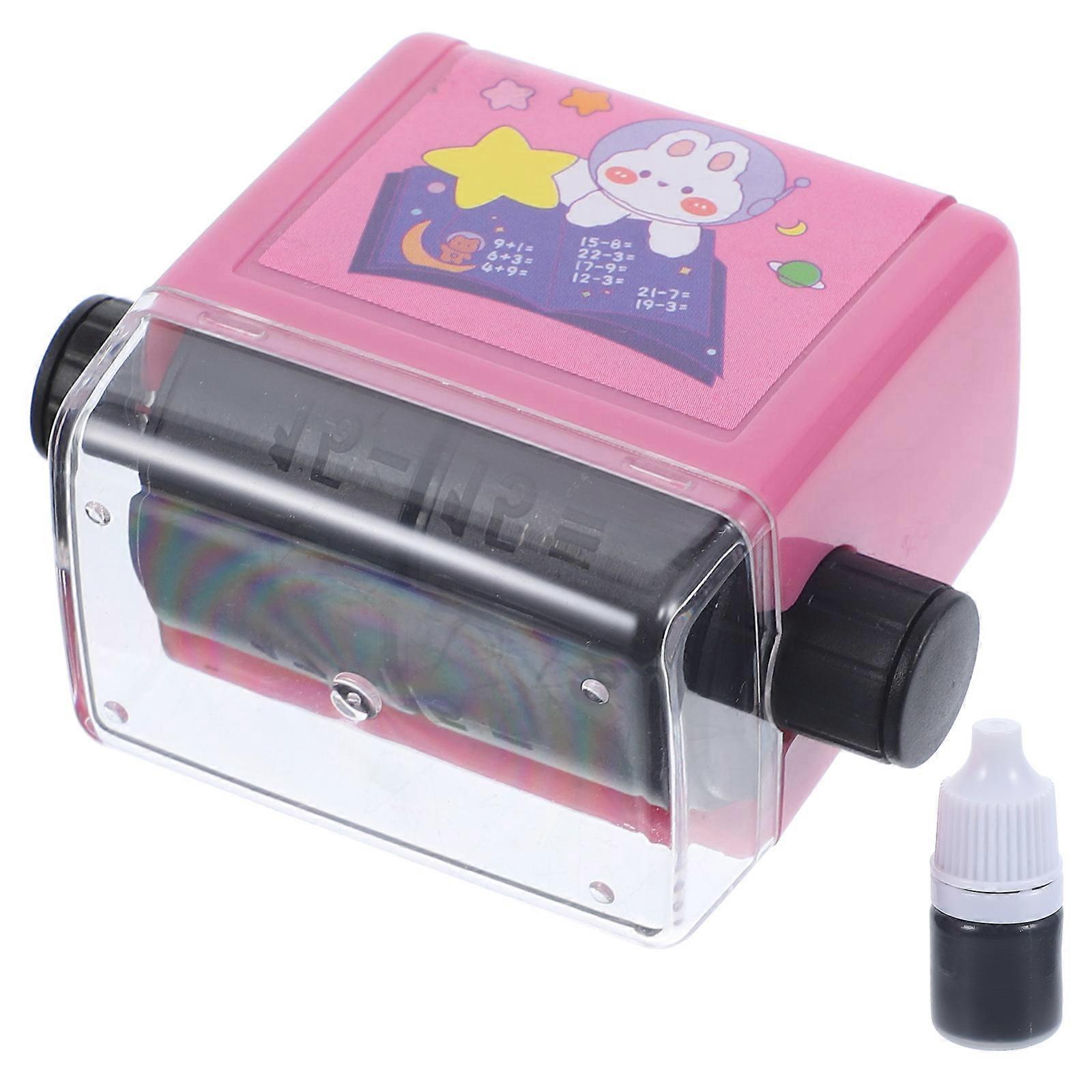 Math Roller Stamp Teaching Stamps for Kids 3Sets for Elementary Learning