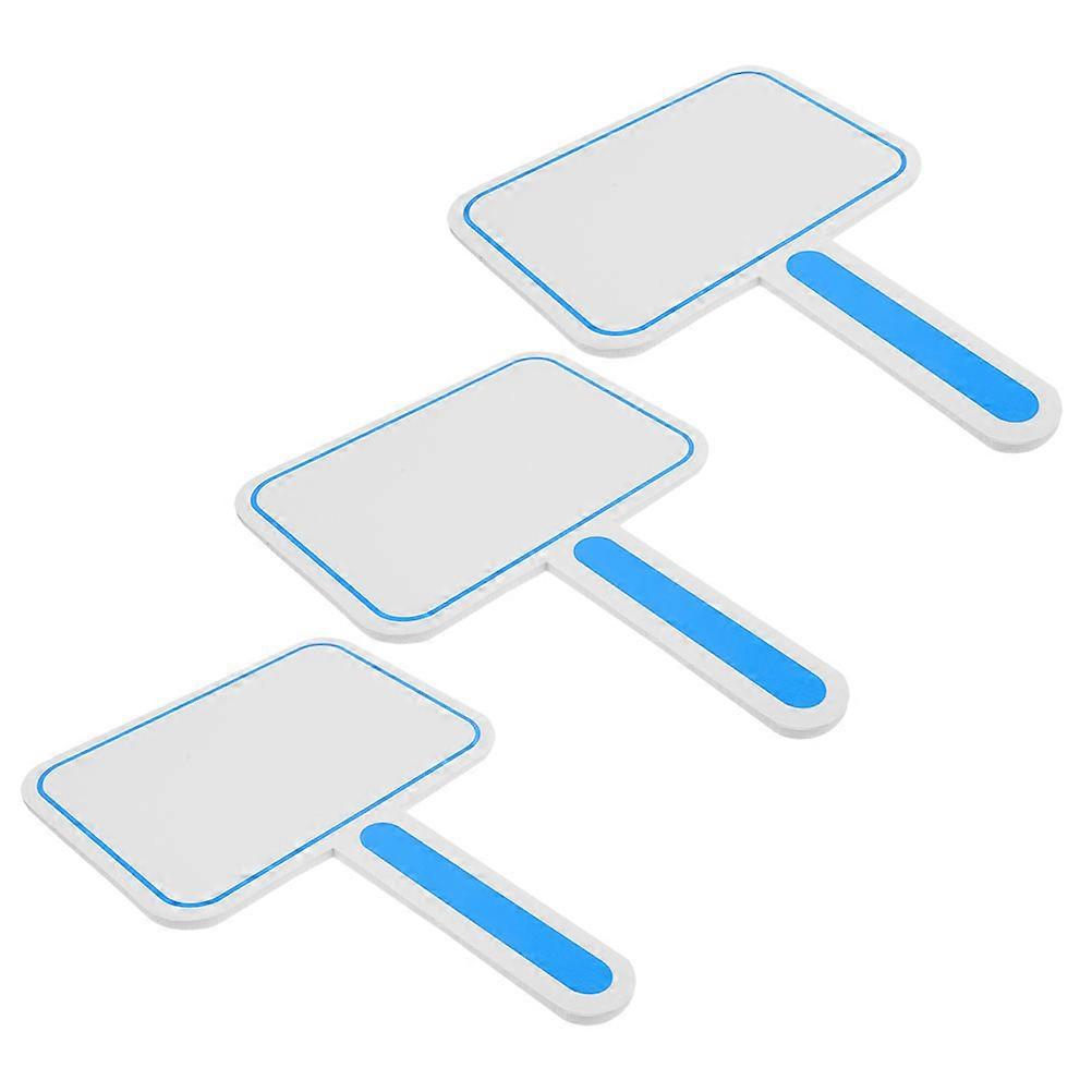 Scoreboard Single Side Handheld Whiteboards for Scoring 3Pcs Blue Writable Boards