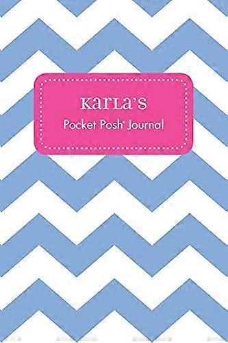 Journal chic de poche de Karla, Chevron