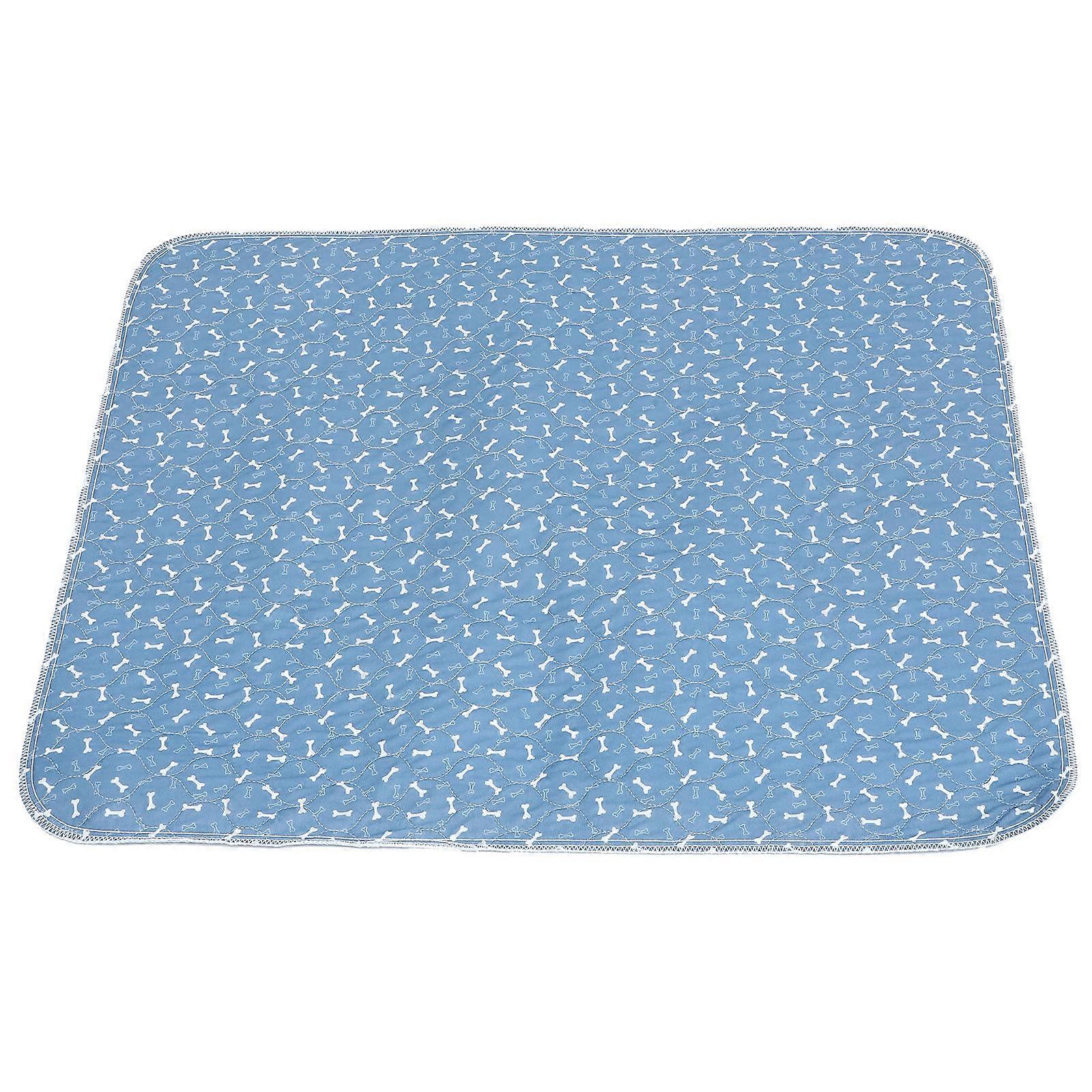 Pet Training Pad for Absorbency Blue Bone Printed Pee Mat