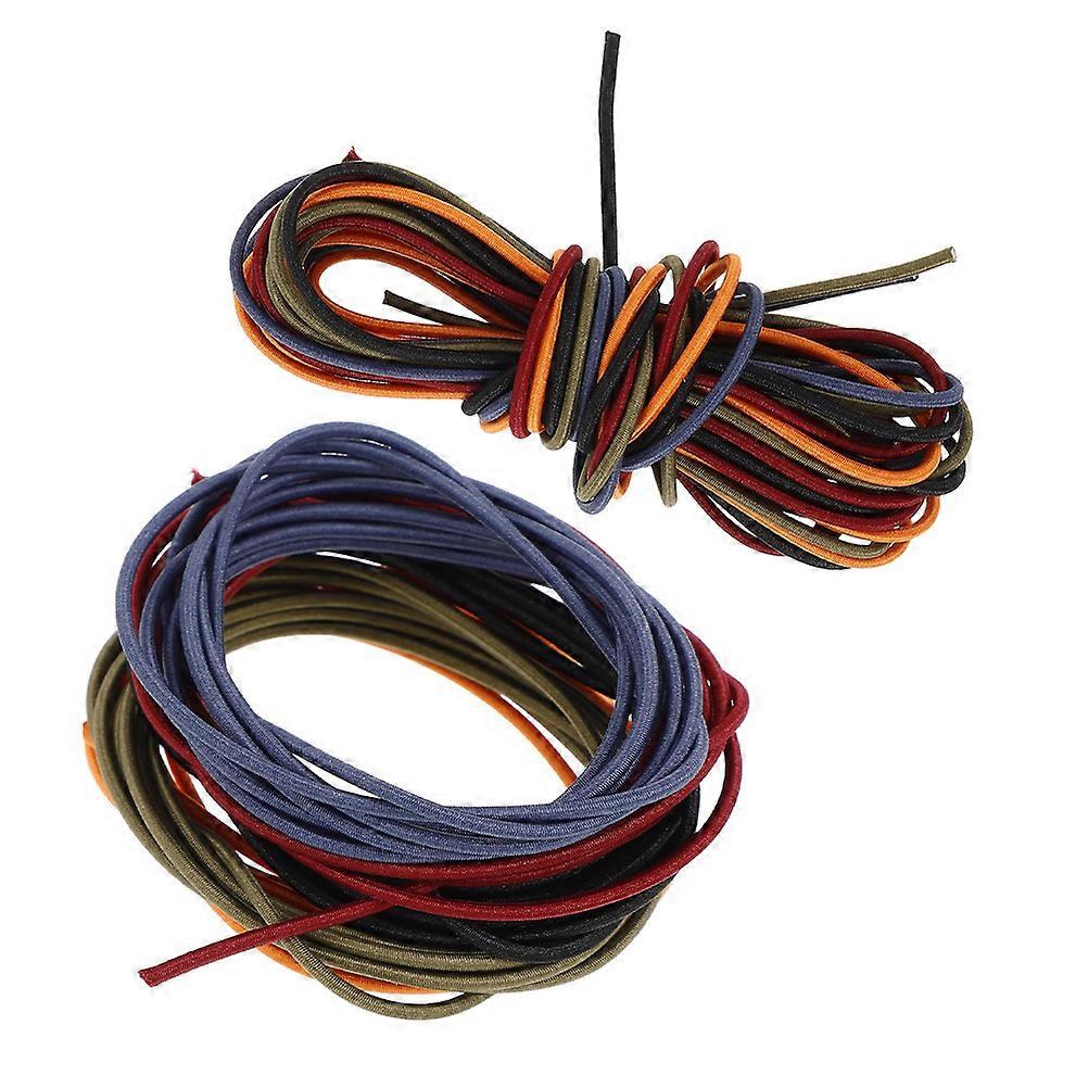 Stretchy Elastic Strap Nylon Rope Elastic Bands for Notebook 50Pcs Multi Purpose