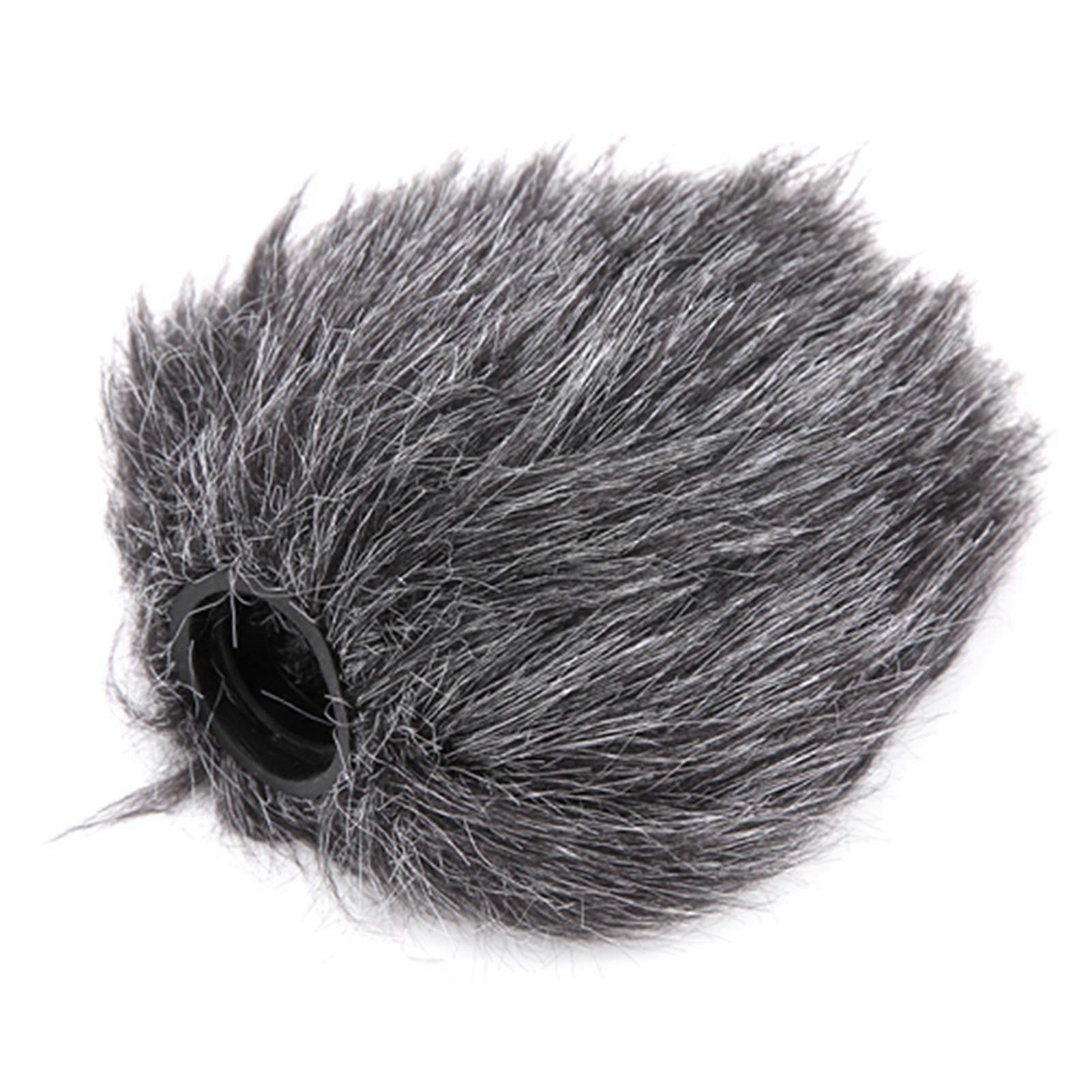 Universal Microphone Windscreen Fur Soft Windshield Wind Muff Compatible With BOYA BYMM1 Mic