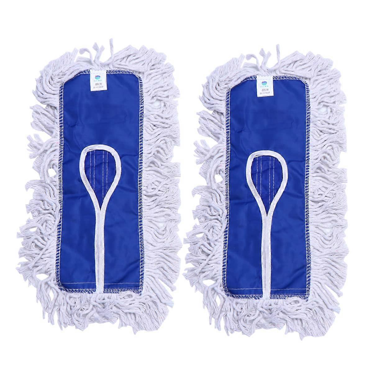 Replacement Mop Heads 2PCS  Absorbency Machine Washable Durable Pads for Household Floor Cleaning