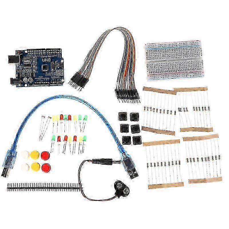 1set Starter Kit R3 Mini Breadboard Led Jumper Wire Button,zx