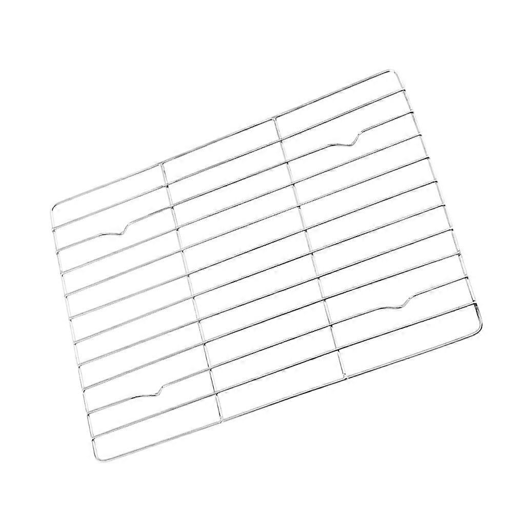 Silver Stainless Steel Rack for Barbecue Use with 1Pcs Cooling Function