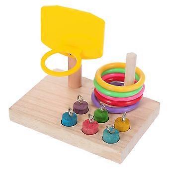 1 Set Papagei Vogel Käfig Spielzeug Mini Basketball Schießen Spielzeug Vogel Ausbildung Spielzeug