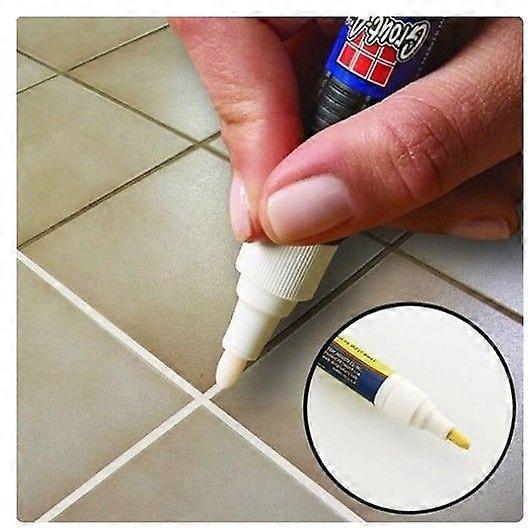 White tile surface repair pen