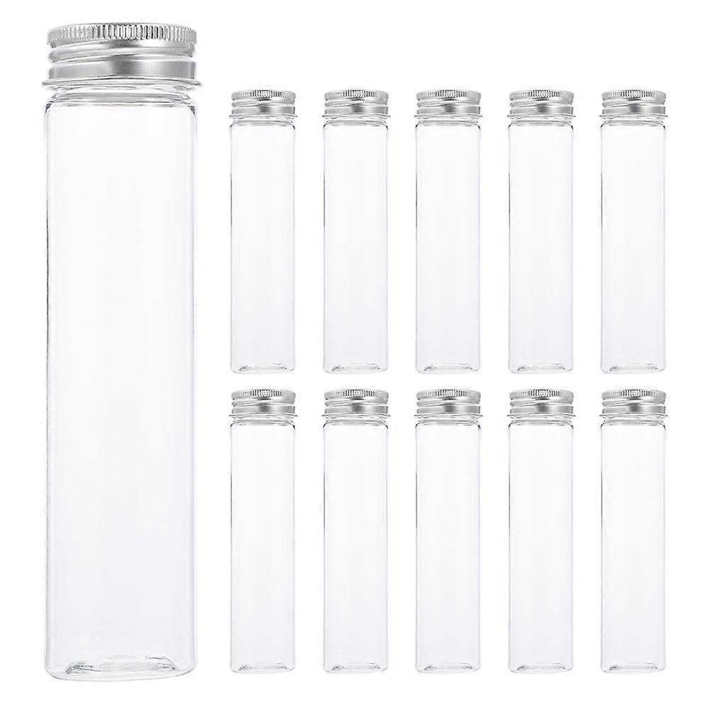20pcs Clear Test Tubes Test Vials Storage Containers Clear Storage Tubes for Testing 110ml