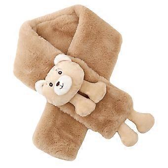 Écharpe pour enfant avec un adorable motif d'ourson, garçon ou fille, idéale pour l'hiver.