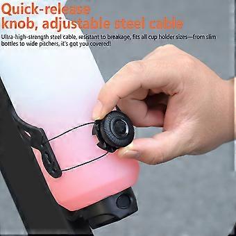 Button-Rotating Water Bottle Holder and Portable with A Light At the Bottom Perfect for Cycling Accessories