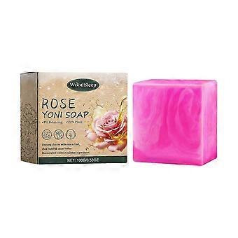 Woodsleep natural rose flavor soap for women's body gentle deep cleansing and moisturizing body skin bath soap - woodsleep natural rose flavor soap fo