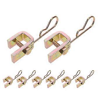 Conjunto de 8 Clips Extensores de Válvula: Adaptador Extensor de Válvula, Fixador de Tubo - Adaptadores Extensores de Pneu, Braçadeira Metálica para Carros, Caminhões e SUVs, Mantendo o Extensor no Lugar