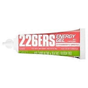 Organic energy gel without caffeine strawberry and banana 25 g of gel