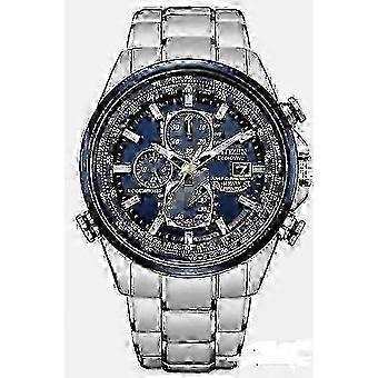 Citizen Blue Angels Eco-Drive Weltchronograph, Herrenuhr, blaues Zifferblatt