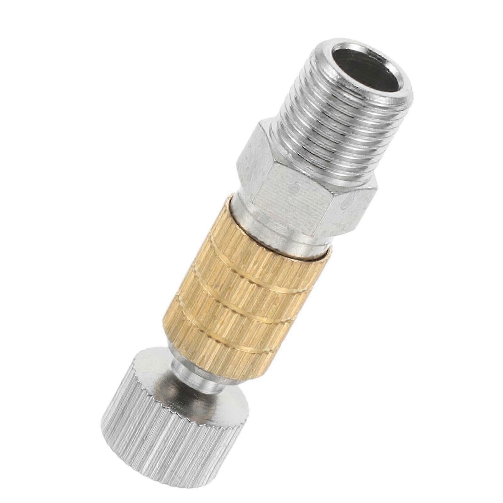 Airbrush Quick Release Coupler, Stainless Steel & Copper, Airflow Control Valve for Air Compressor