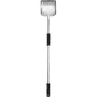 Cat Litter Scoop, Telescopic Long Handle Litter Scoop Metal Cat Litter Scooper Pet Litter Scoop Cat Litter Sifter Scoop with Comfy Handle, Black Handl