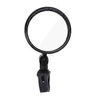 Rétroviseur de vélo Kaesi Miroir de guidon pliable à rotation à 360 degrés convexe acrylique haute résistance pour vélo