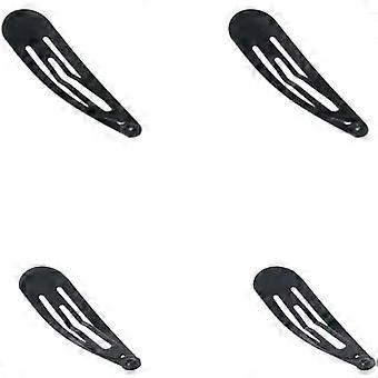 20 Pack Hair Clips - 2 Inch Metal Hair Clips, Kids Barrettes Girls' Hair Accessories, Non-Slip Black