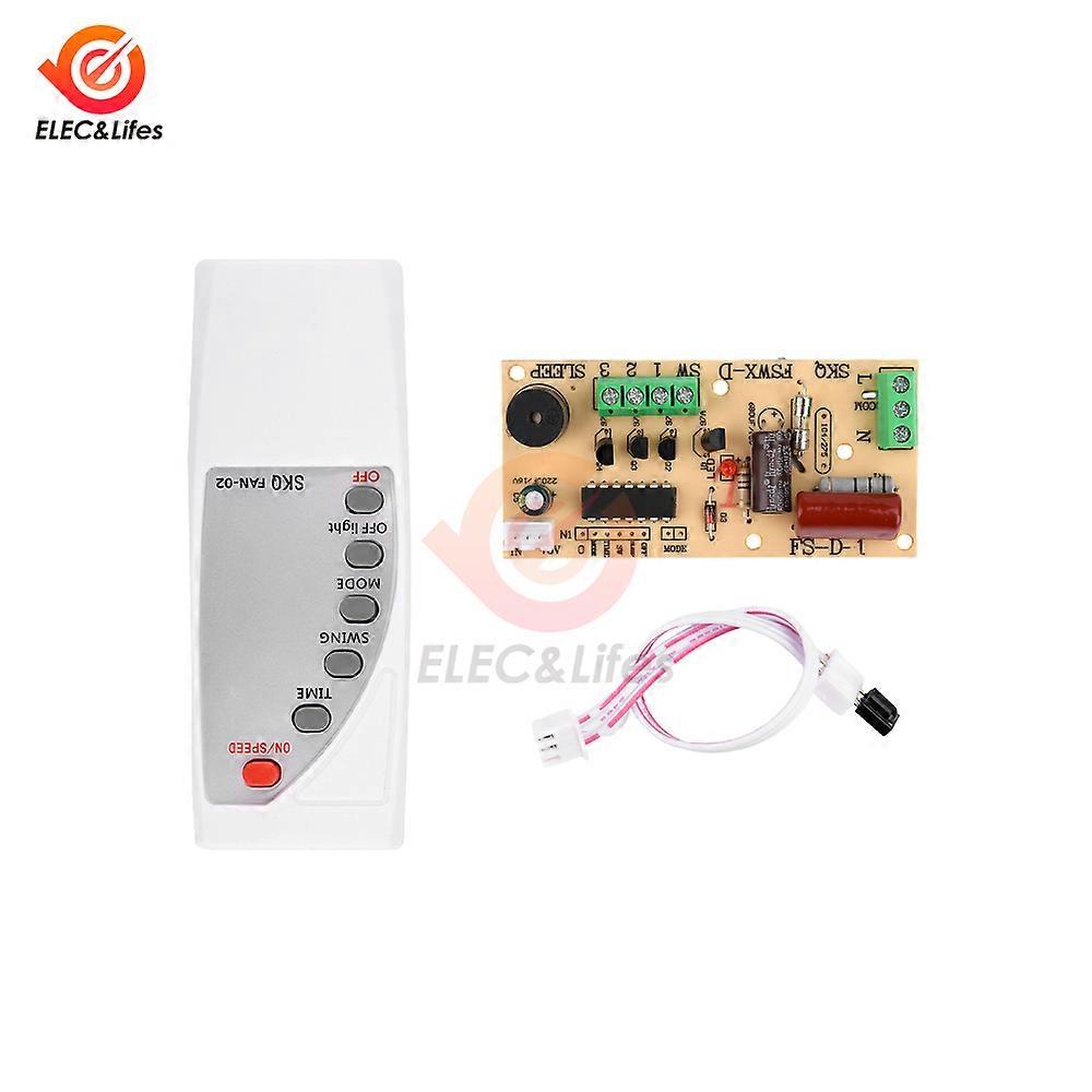 Universal Fan Remote Control Kit with Timer and Easy Installation