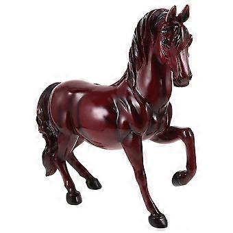 Horse Figurine Coin Banks: Decorative Resin Standing Horse Money Saving Pot Storage Jars for Zodiac Animal Home Offices Decors