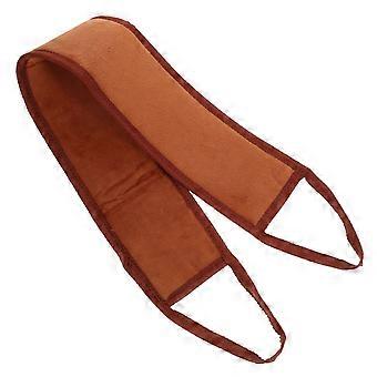 Lotion Applicator Washable Back Applicator for Back Brown Plush Material