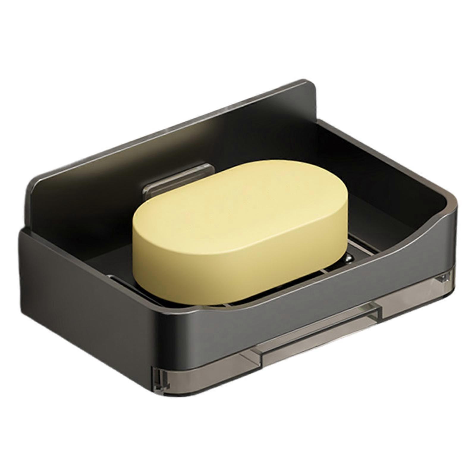 Durable Plastic Soap Dish with Suction and Sturdy