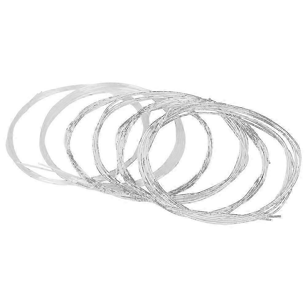 Shuffle Strings Set 11-String Silver Plated Nylon Rustproof Beginner Practice Strings Instrument Acc