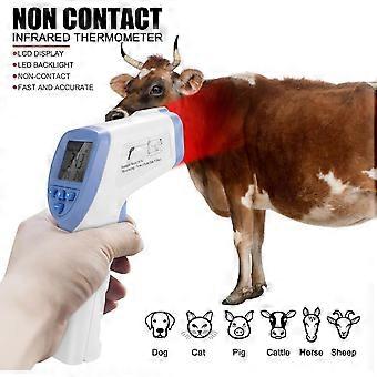 Veterinary Thermometer Fast Digital Veterinary Thermometer Non Contact Pet Thermometer for Pig Cattle Sheep Dog Horse (Without Battery)