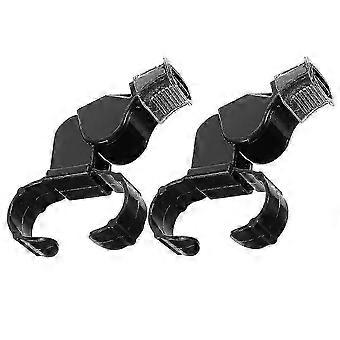 2pcs Outdoor Sports Survival Whistles with Ring - Loud Plastic Emergency Whistles for Coaches Safety