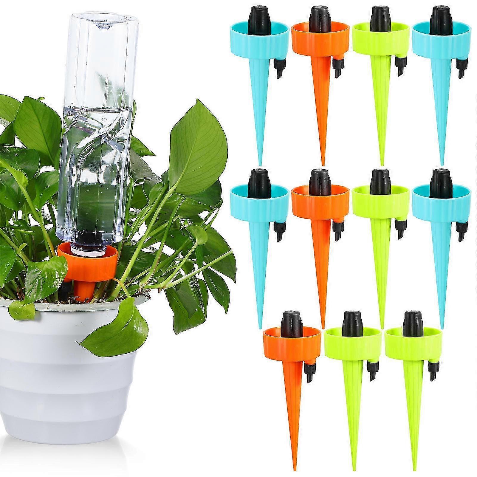 12pcs Automatic Garden Drip Irrigation Self Water Stake with Slow Release Control