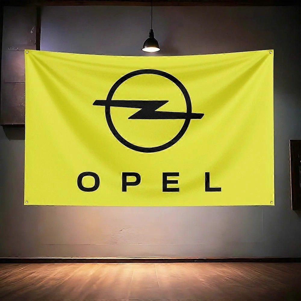 Opel bil bilflaggbanner ED-0338