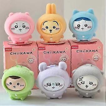 520 Trendy Couple Pendant Cute Little Eight Face-changing Bag Pendant Blind Box Plush Doll Chikawa Car Ornament