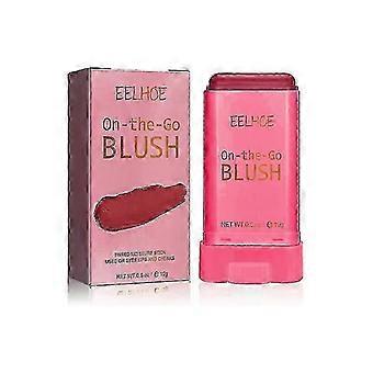 New EELHOE Blush Stick 2 Colors Waterproof Facial Blush Cream Natural Chee