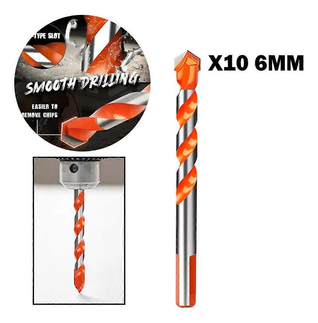 10pcs Ultimate Solid and Multifunctional Drill Bits