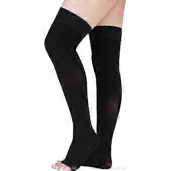 Calze a compressione per donna uomo, calzini ad alta compressione per vena varicosa per vena varicosa gambe gonfie in viaggio incinta, felice h