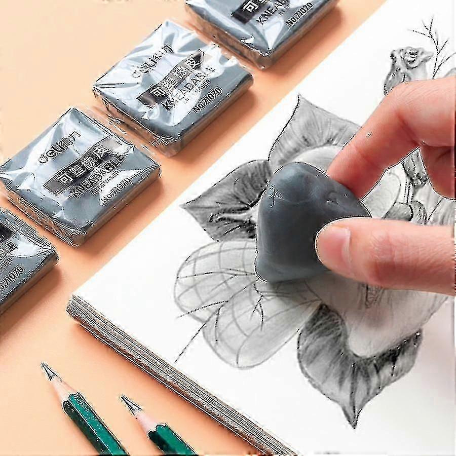 Plasticity Soft Rubber Eraser, Student Drawing Sketch