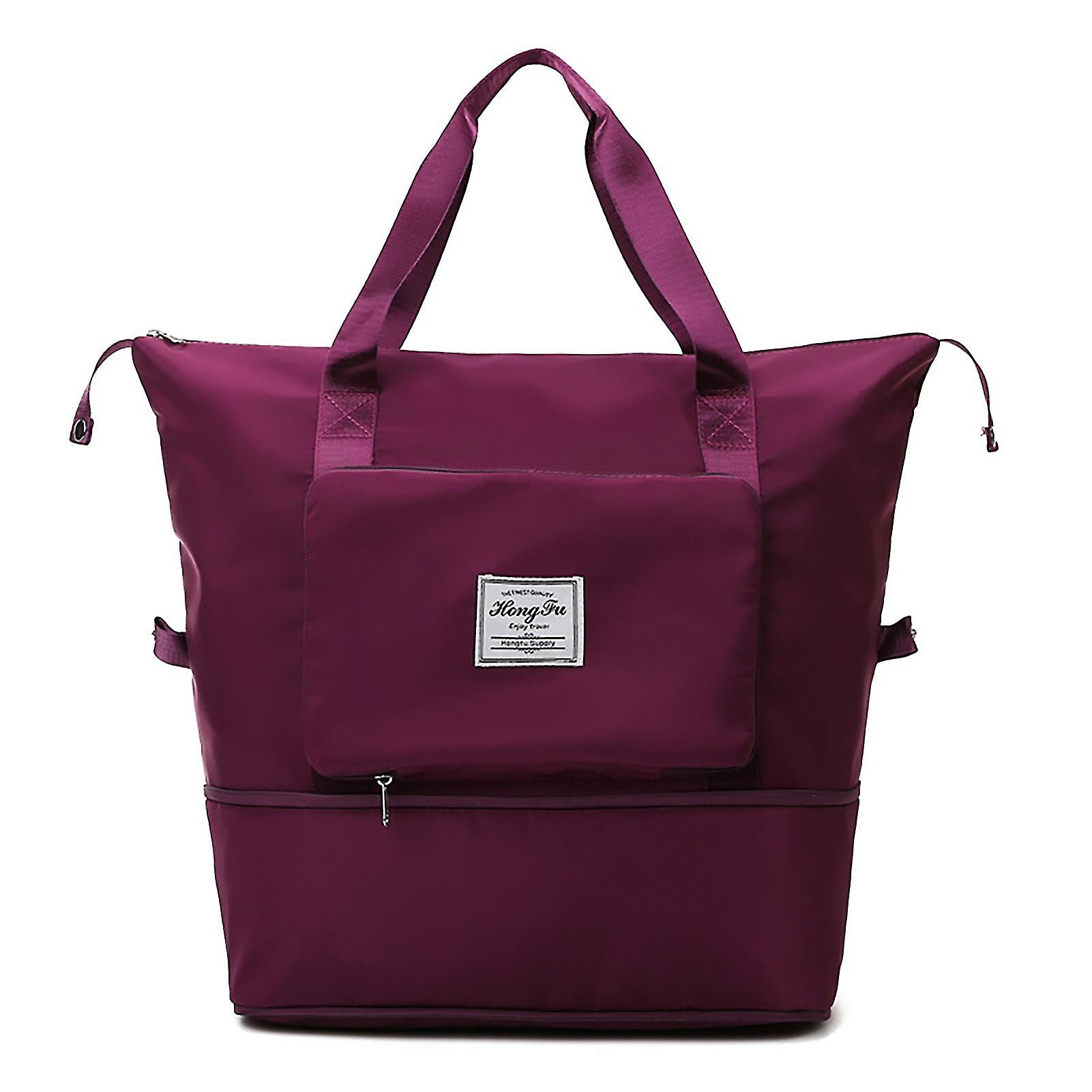 Travel Duffel Bag Foldable Large Capacity Polyester Scratch-proof Tote Gym Bag For Daily Life