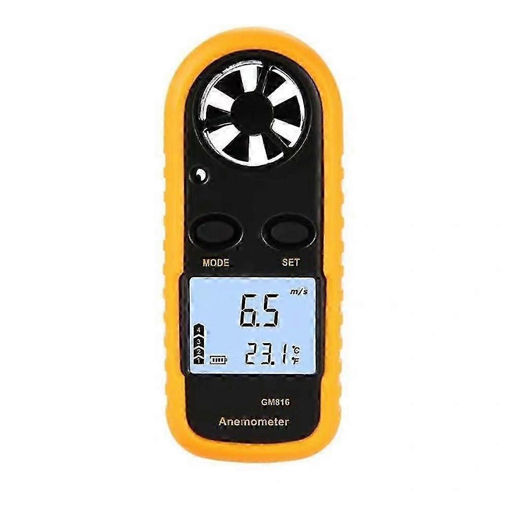 Lightweight Handheld Anemometer Wind Speed Thermometer