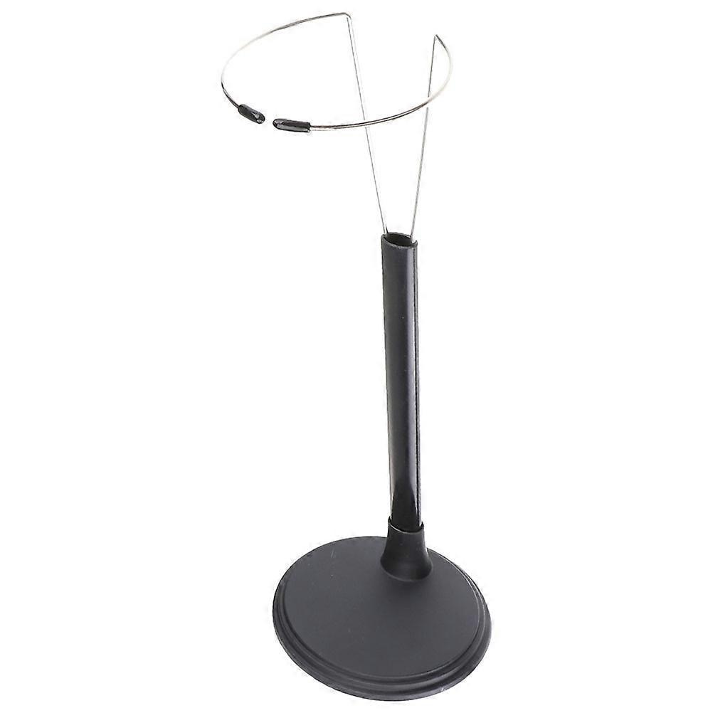 Doll Stand Vertical Doll Support for Storage Use Black Plastic